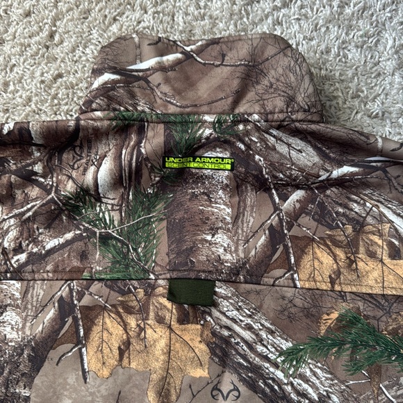 EUC Men’s Under Armour RealTree Xtra Camo Fleece Scent Control Jacket Size 2XL - Picture 7 of 10